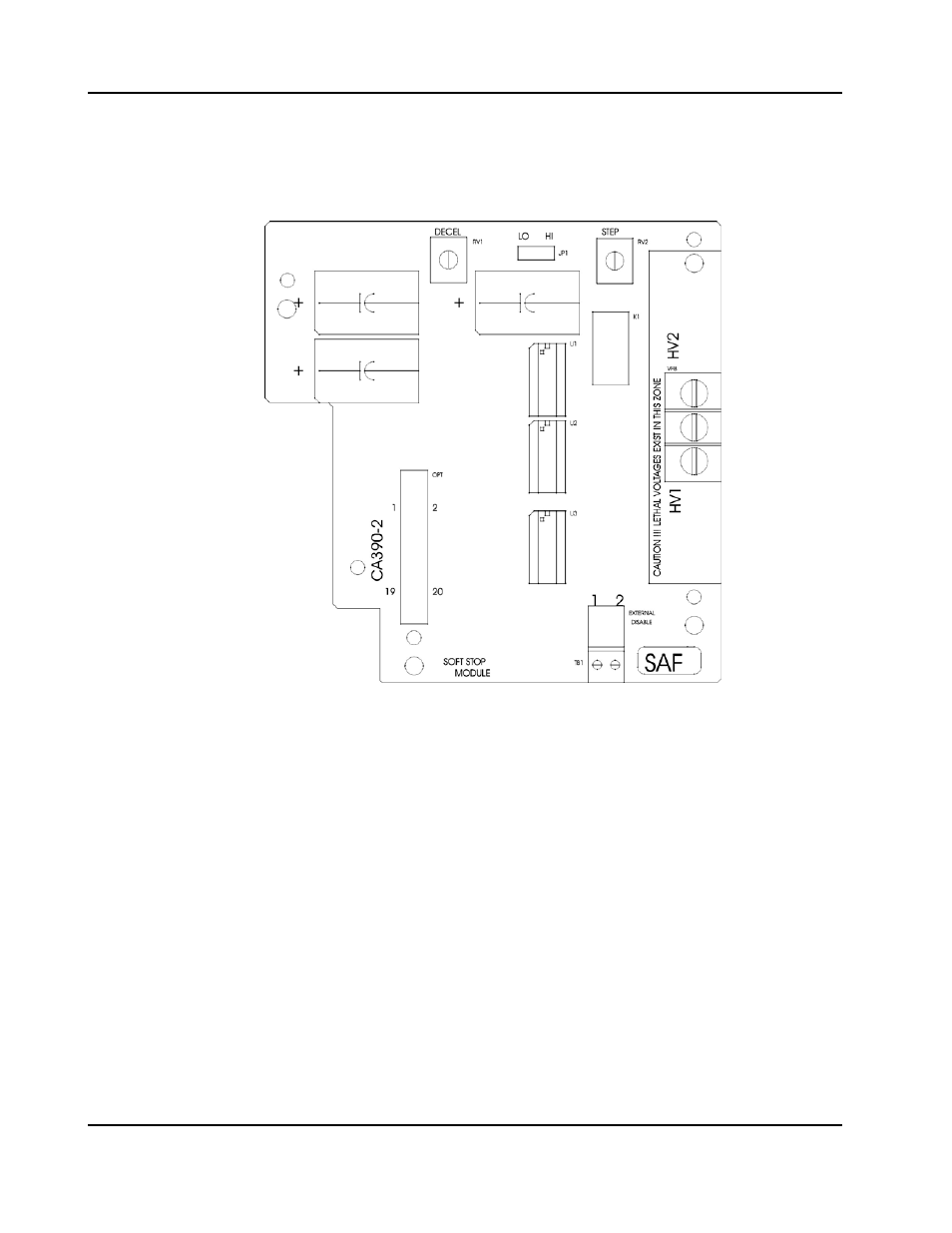 0 opal option cards, 1 soft stop, Opal option cards | Soft stop | SAF OPAL SS6 User Manual | Page 27 / 46
