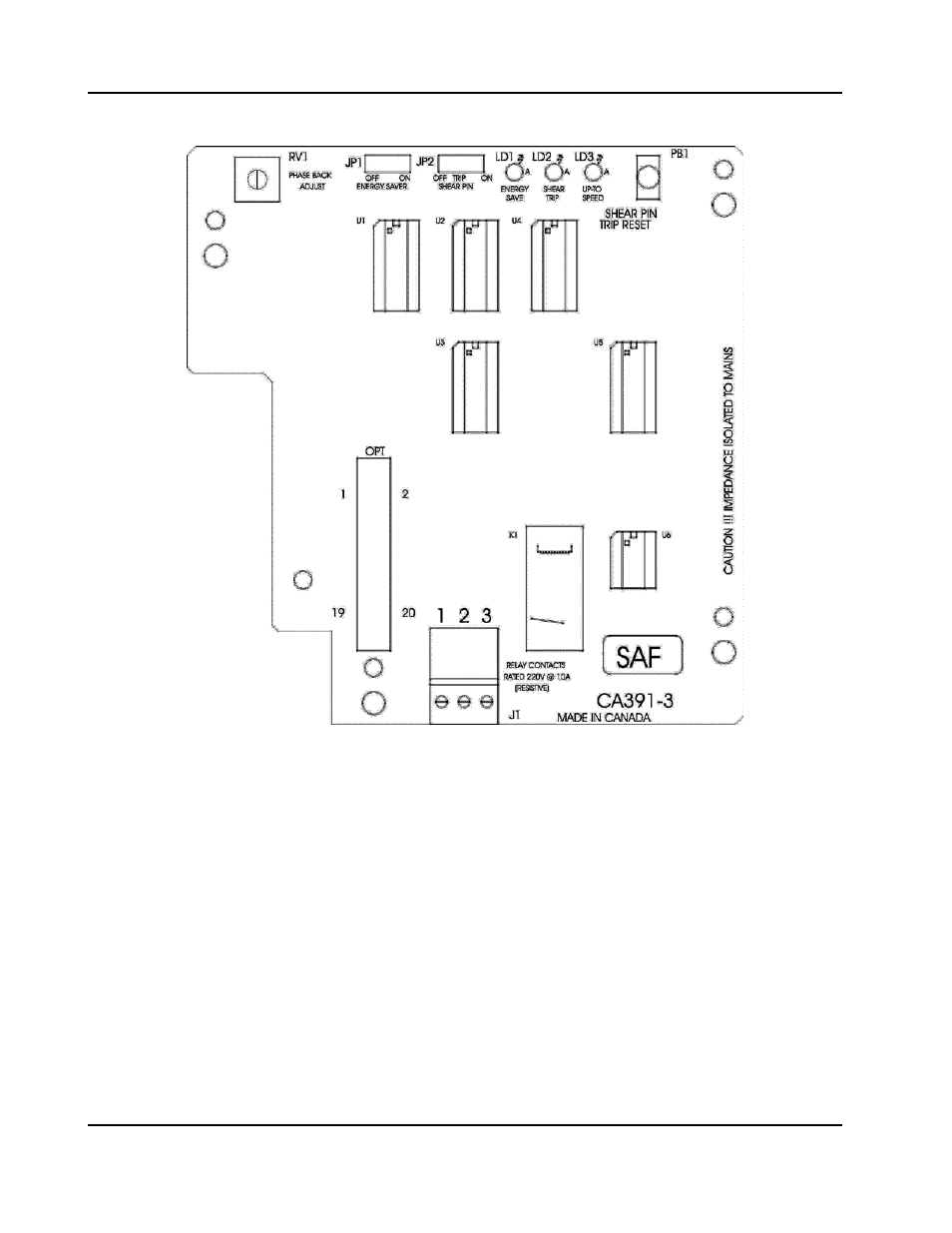 3 up-to-speed, shear pin, and energy saver, 1 up-to-speed and scr by-pass, Up-to-speed, shear pin, and energy saver | Up-to-speed and scr by-pass | SAF OPAL SS6 User Manual | Page 29 / 46