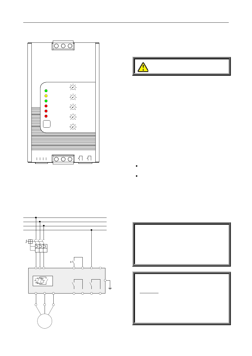 Connection diagram, Use of e.o.a. contact, Wiring | R vs -ax | SAF OPAL LT User Manual | Page 6 / 12