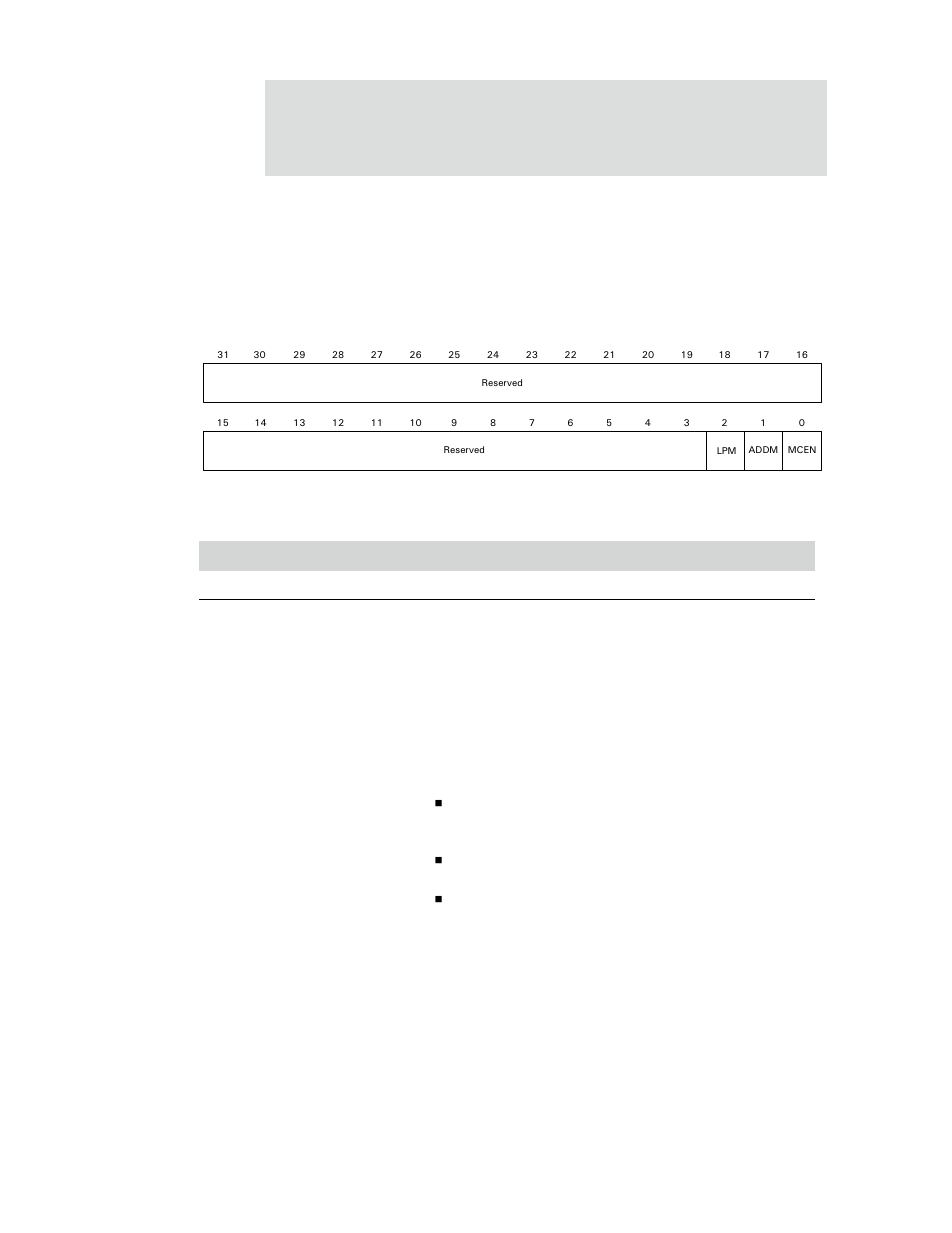 Control register, Table 138: control register | Digi NS9750 User Manual | Page 229 / 898