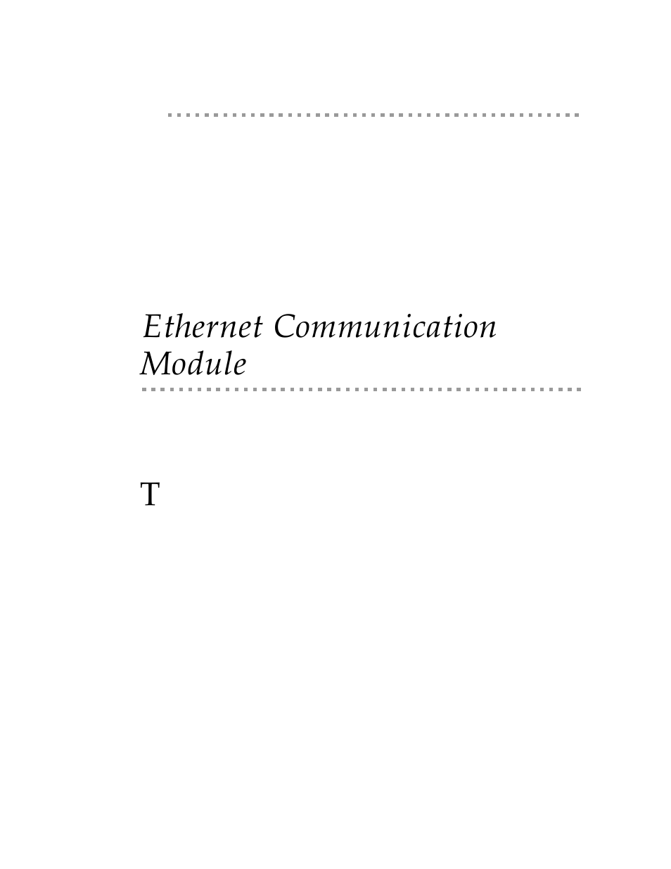 Ethernet communication module | Digi NS9750 User Manual | Page 339 / 898