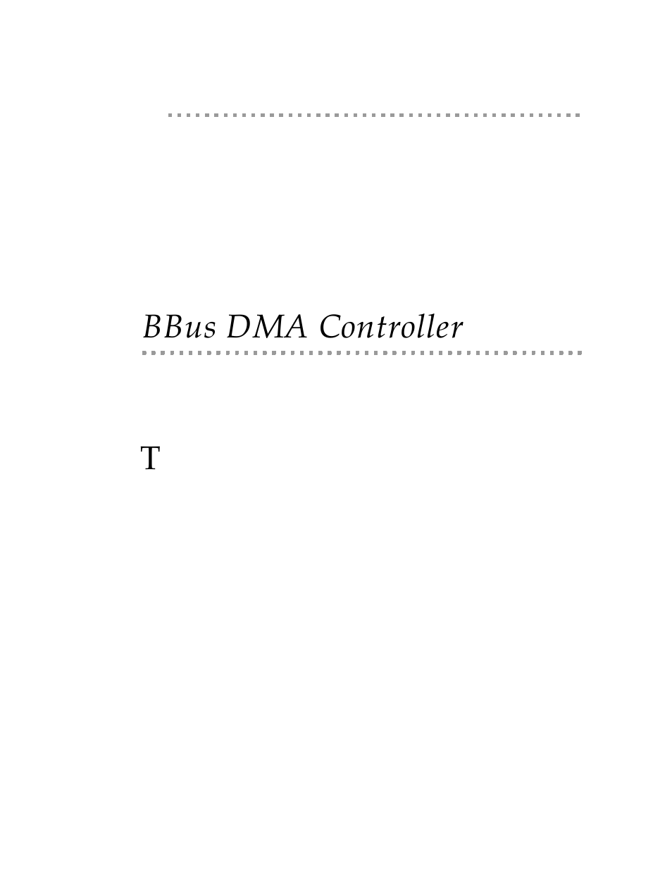 Bbus dma controller | Digi NS9750 User Manual | Page 525 / 898