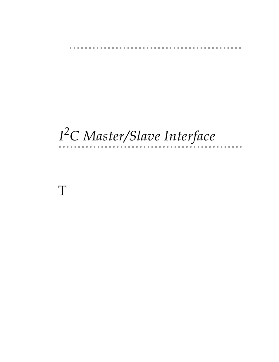 C master/slave interface | Digi NS9750 User Manual | Page 567 / 898