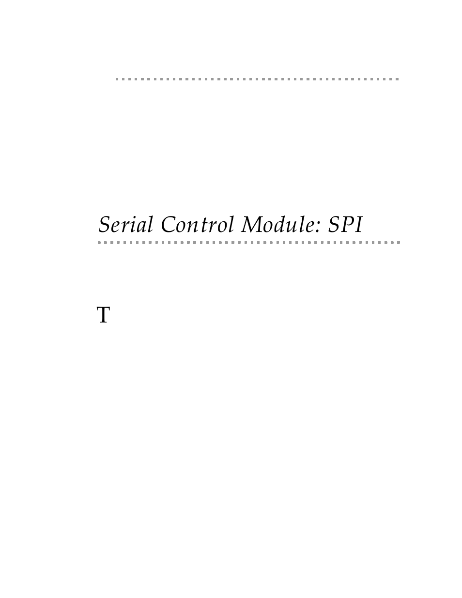 Serial control module: spi | Digi NS9750 User Manual | Page 667 / 898