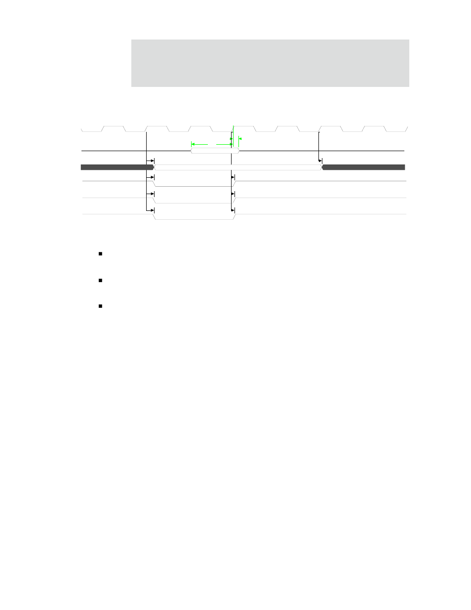 Static ram read cycles with 0 wait states, Wtrd = 1, If the pb field is set to 1, all four | Signal will always be high, Woen = 1 | Digi NS9750 User Manual | Page 829 / 898