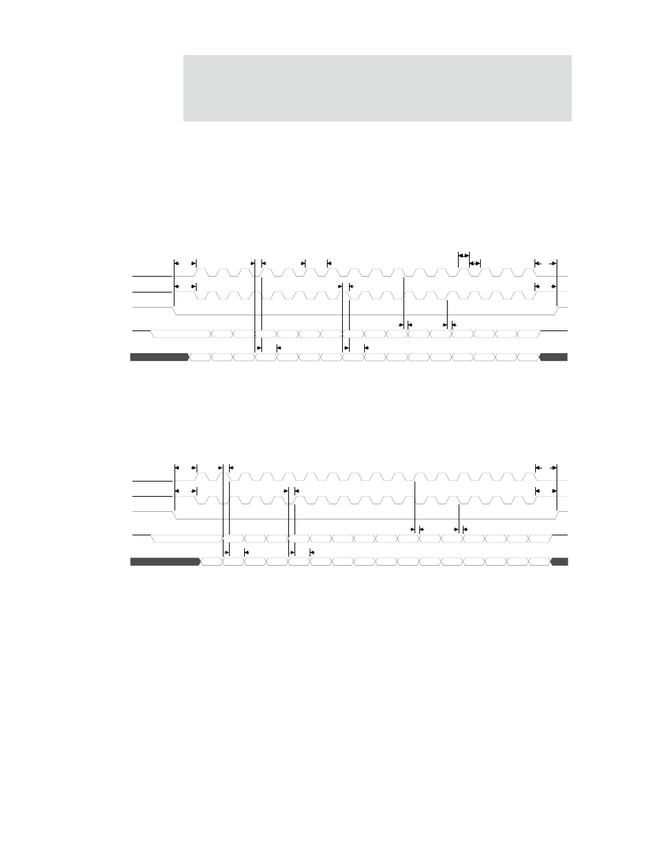 Spi master mode 0 and 1: 2-byte transfer, Spi master mode 2 and 3: 2-byte transfer, 10pf for all outputs | Digi NS9750 User Manual | Page 853 / 898