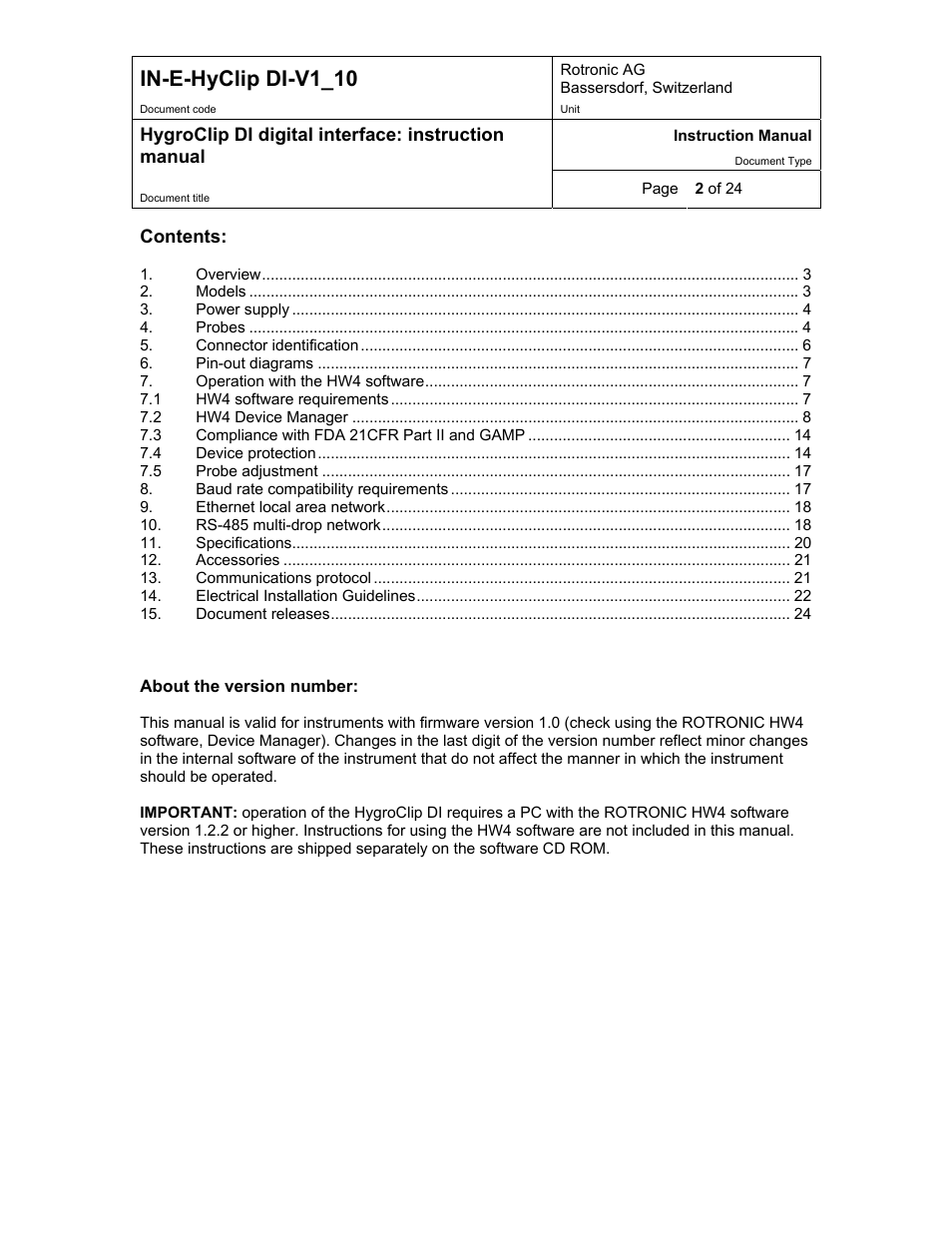 In-e-hyclip di-v1_10 | Digi HygroClip DI digital interface User Manual | Page 2 / 24