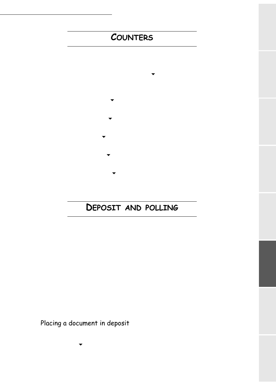 Ounters, Eposit, Polling | TA Triumph-Adler CLP 4416 User Manual | Page 109 / 166