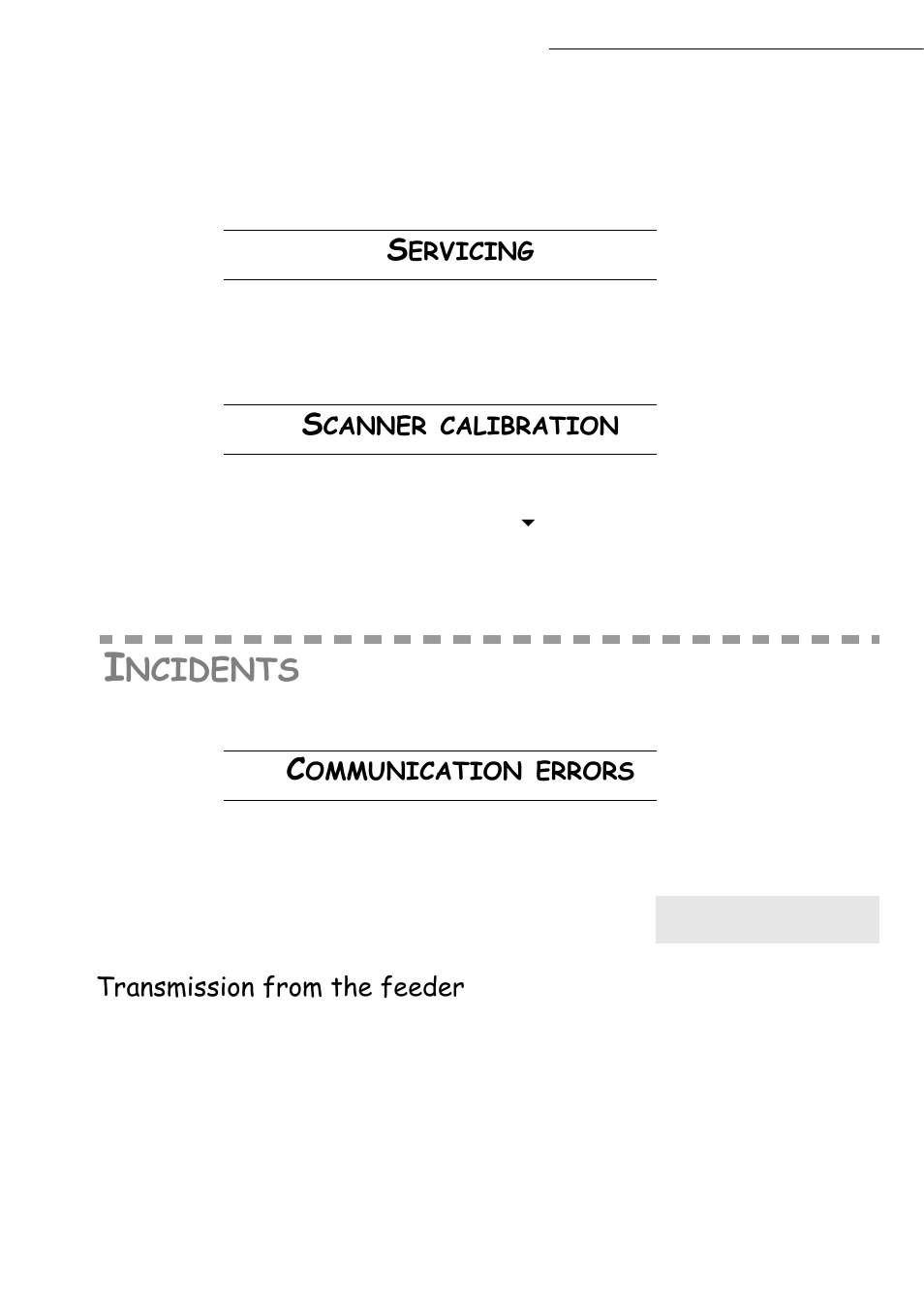 Ncidents, Transmission from the feeder | TA Triumph-Adler CLP 4416 User Manual | Page 132 / 166