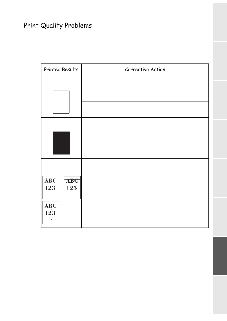 Print quality problems | TA Triumph-Adler CLP 4416 User Manual | Page 139 / 166