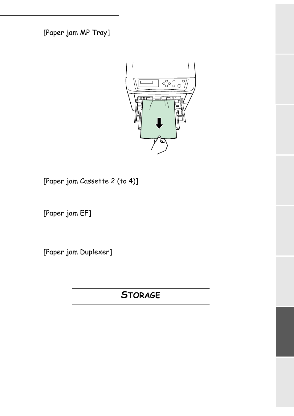 Torage | TA Triumph-Adler CLP 4416 User Manual | Page 153 / 166