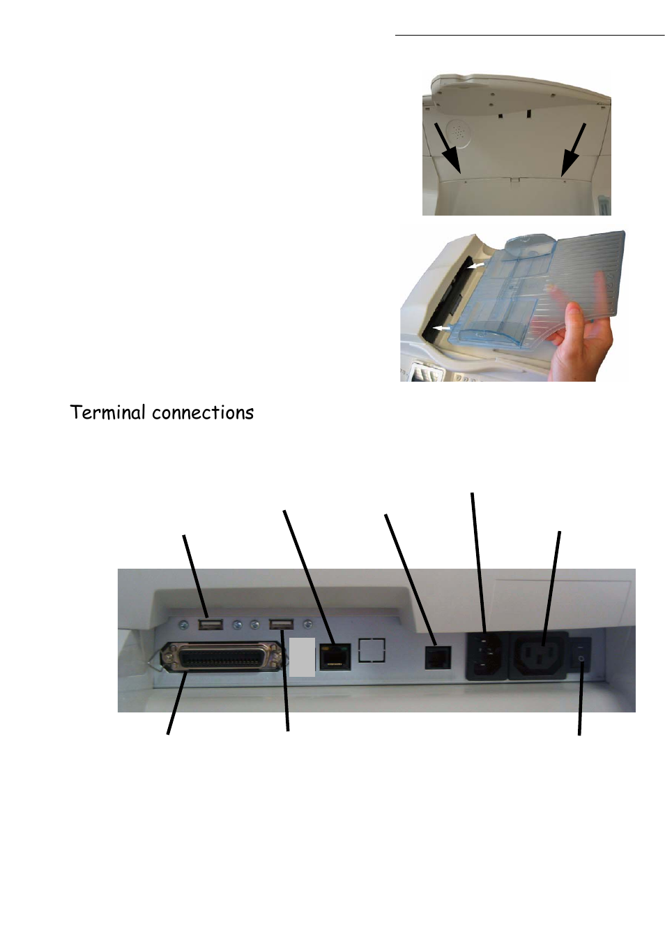 Terminal connections | TA Triumph-Adler CLP 4416 User Manual | Page 18 / 166