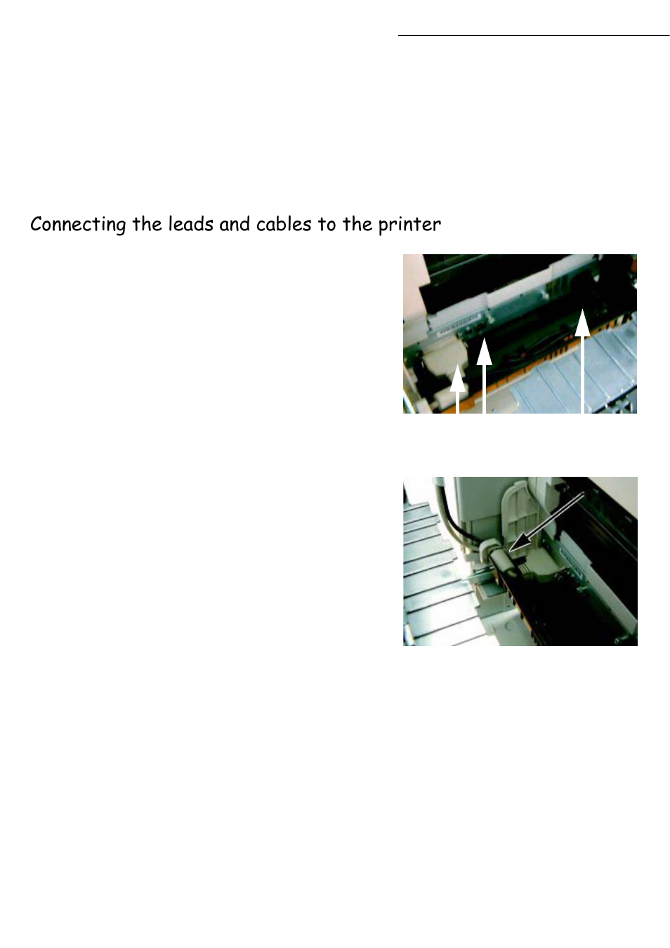 Connecting the leads and cables to the printer | TA Triumph-Adler CLP 4416 User Manual | Page 20 / 166