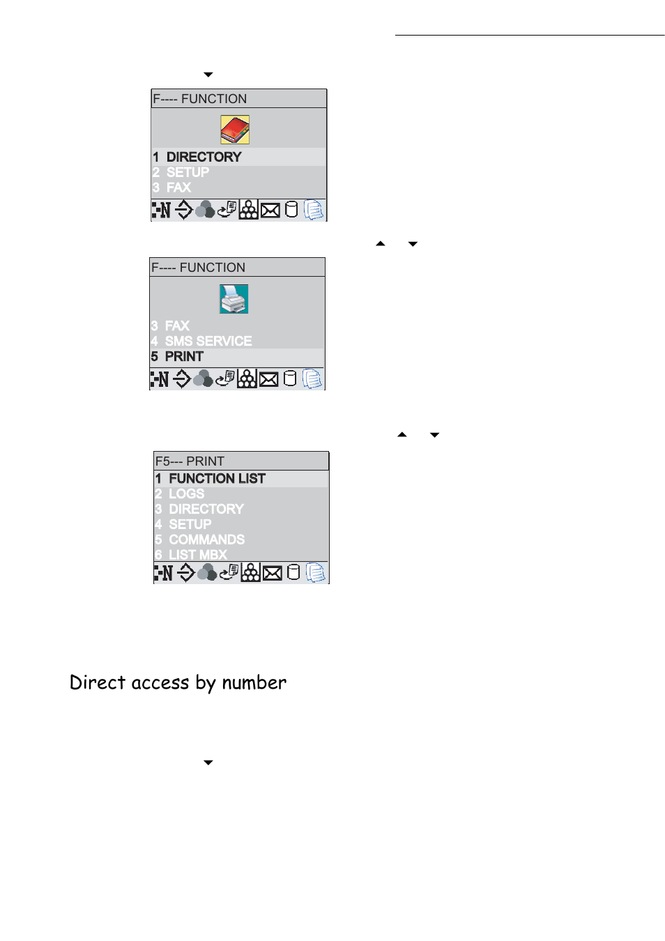 Direct access by number | TA Triumph-Adler CLP 4416 User Manual | Page 30 / 166