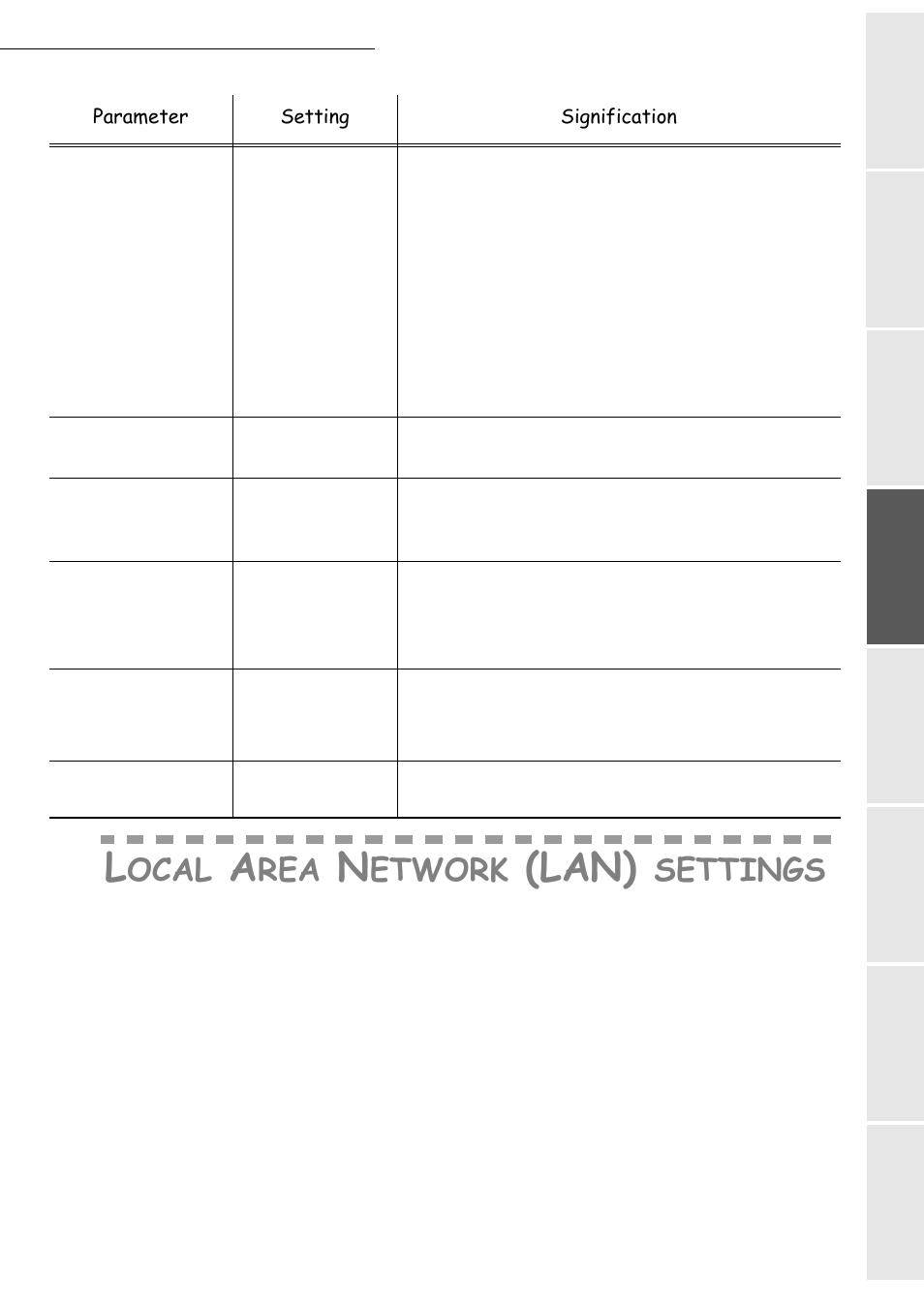 Lan), Ocal, Etwork | Settings | TA Triumph-Adler CLP 4416 User Manual | Page 51 / 166