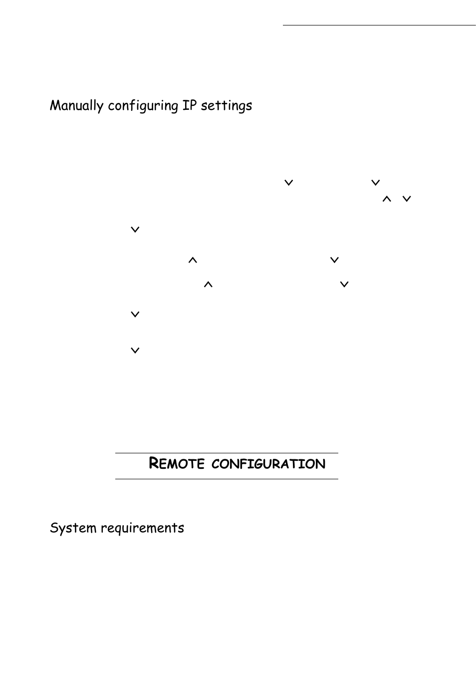 Manually configuring ip settings, System requirements, Emote | Configuration | TA Triumph-Adler CLP 4416 User Manual | Page 56 / 166