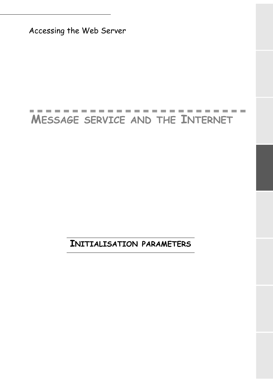 Essage, Service, Nternet | Accessing the web server | TA Triumph-Adler CLP 4416 User Manual | Page 57 / 166