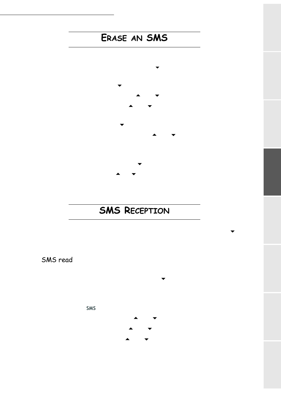 Sms r, Rase, Eception | TA Triumph-Adler CLP 4416 User Manual | Page 67 / 166