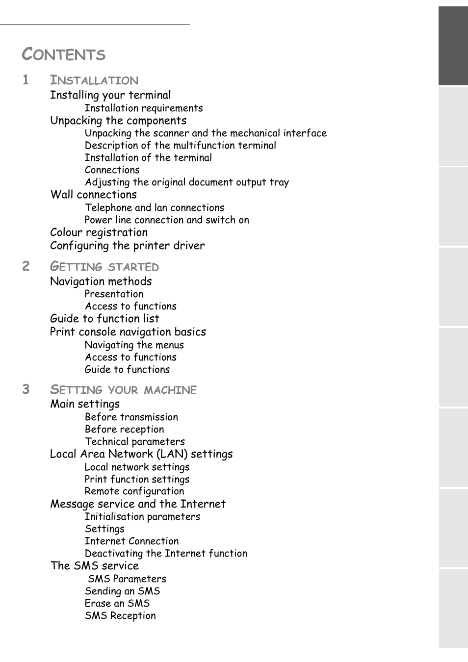 Ontents | TA Triumph-Adler CLP 4416 User Manual | Page 7 / 166