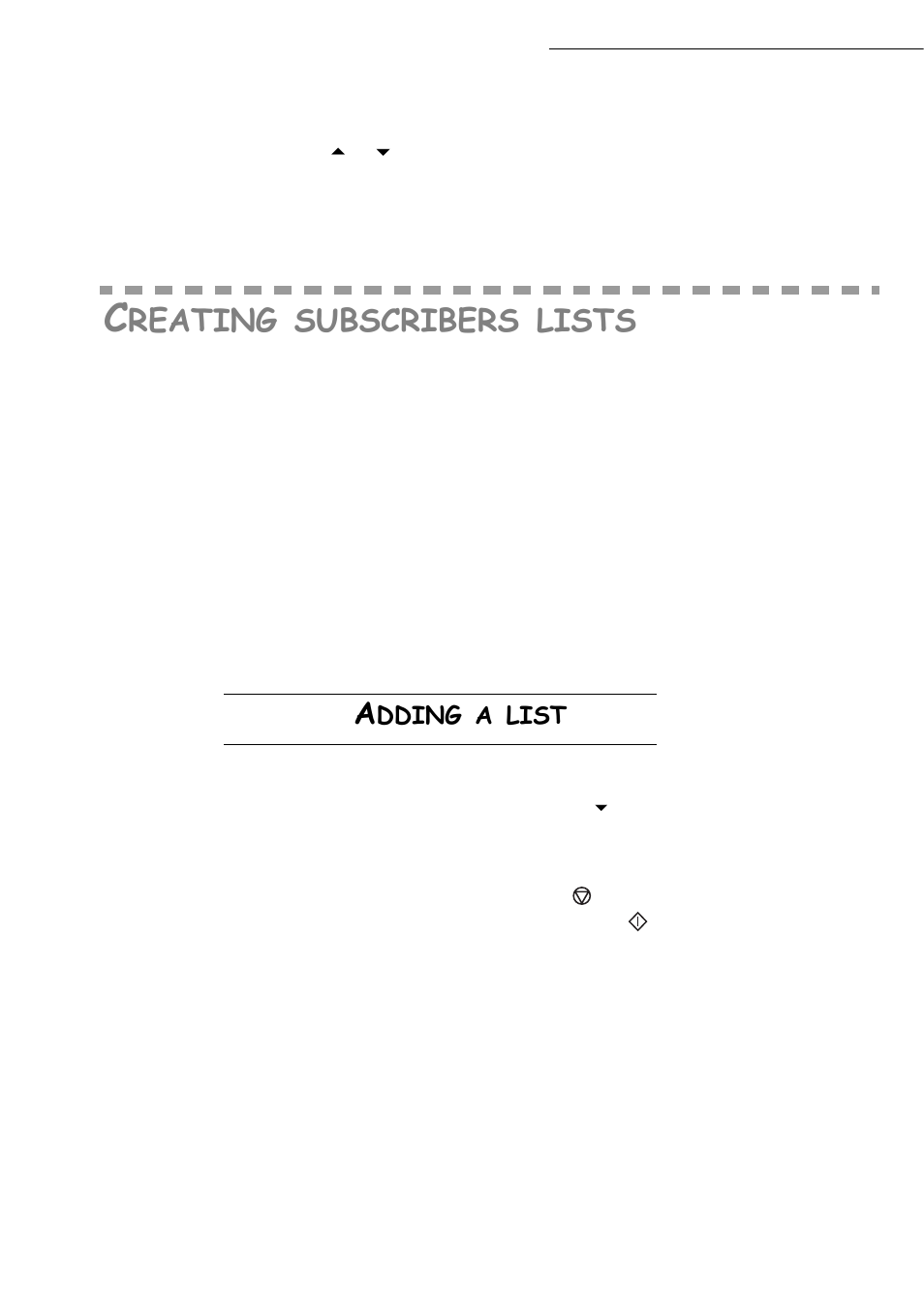 Reating, Subscribers, Lists | Dding, List | TA Triumph-Adler CLP 4416 User Manual | Page 72 / 166