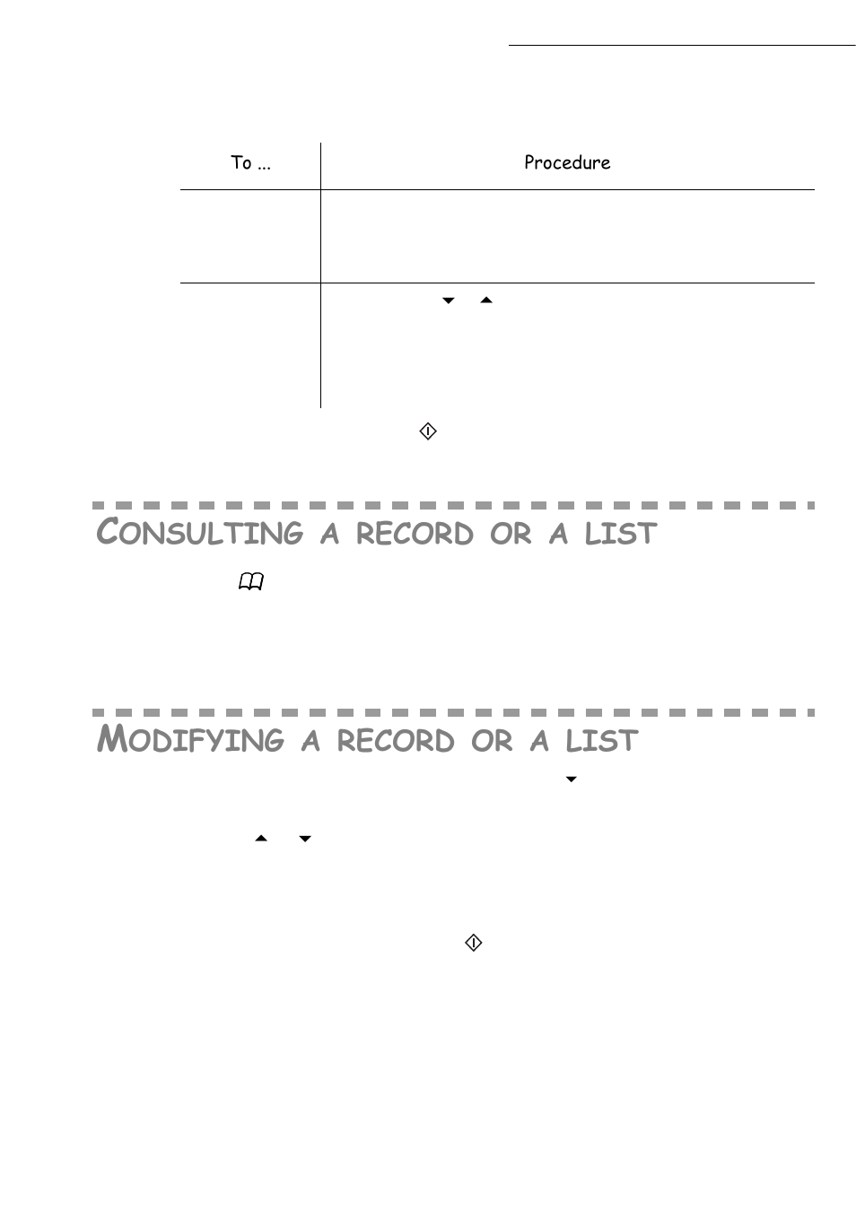 Onsulting, Record, List | Odifying | TA Triumph-Adler CLP 4416 User Manual | Page 74 / 166