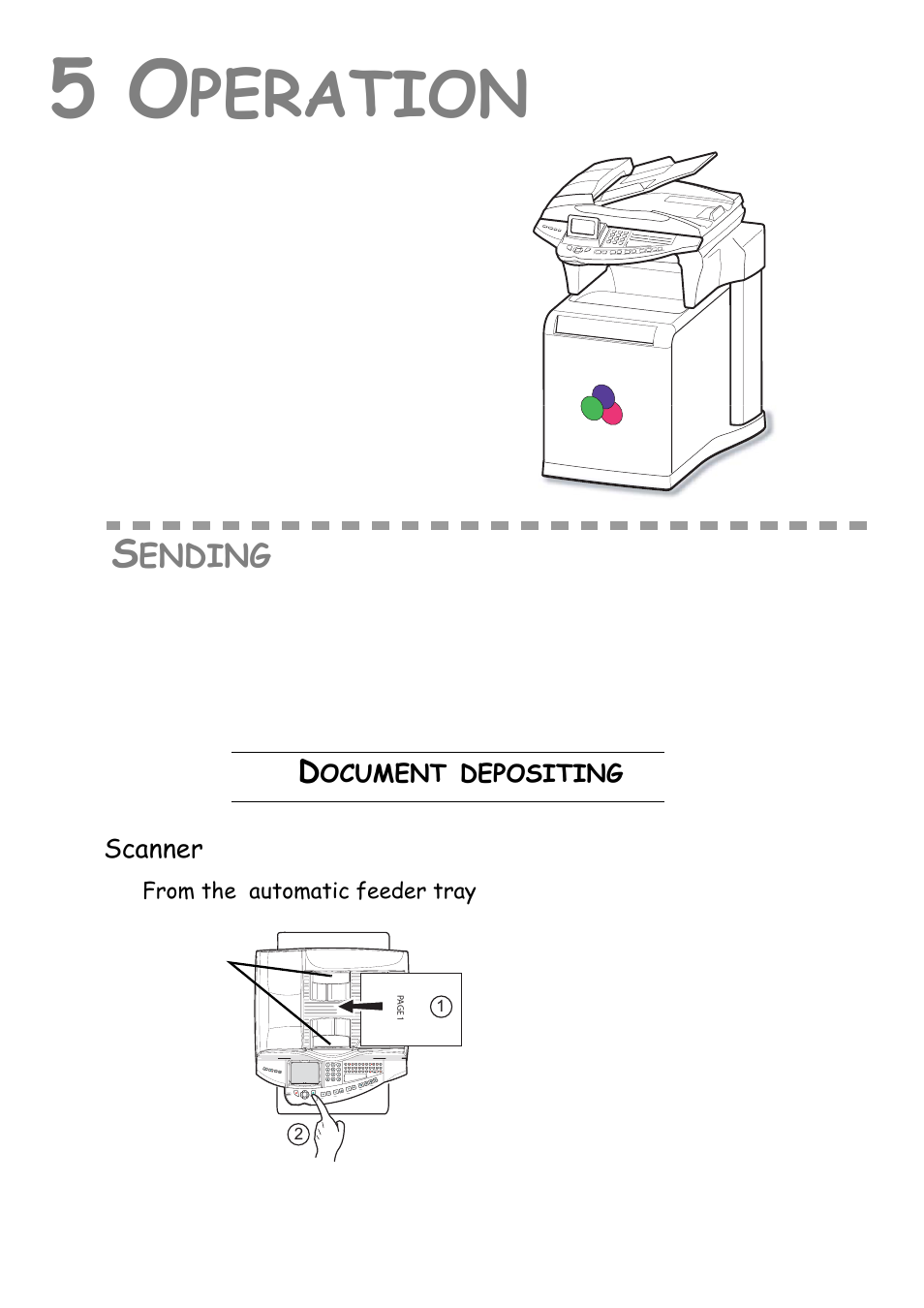 Peration, Ending, Scanner | TA Triumph-Adler CLP 4416 User Manual | Page 81 / 166