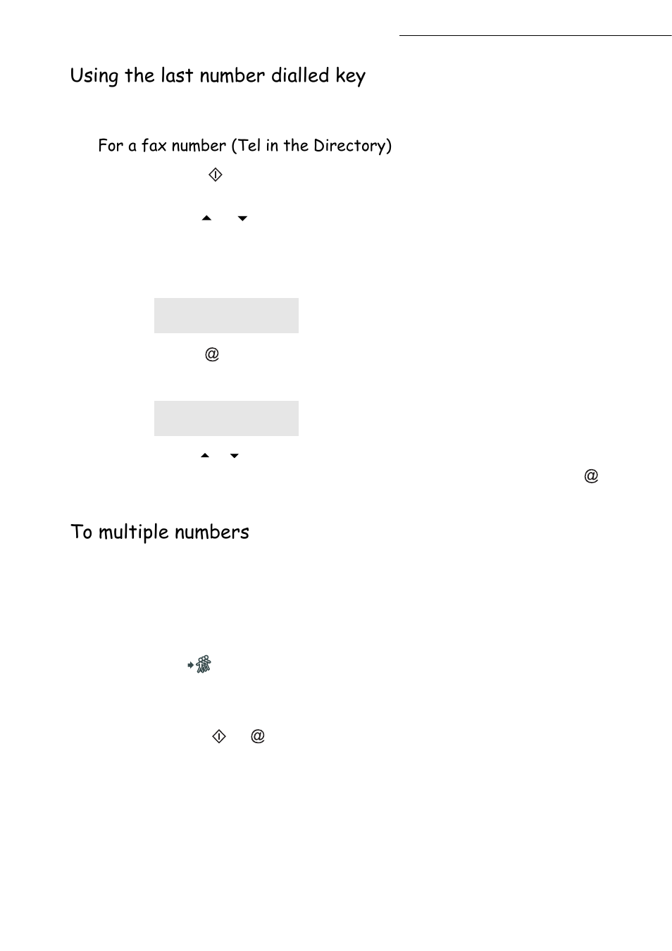 Using the last number dialled key | TA Triumph-Adler CLP 4416 User Manual | Page 84 / 166