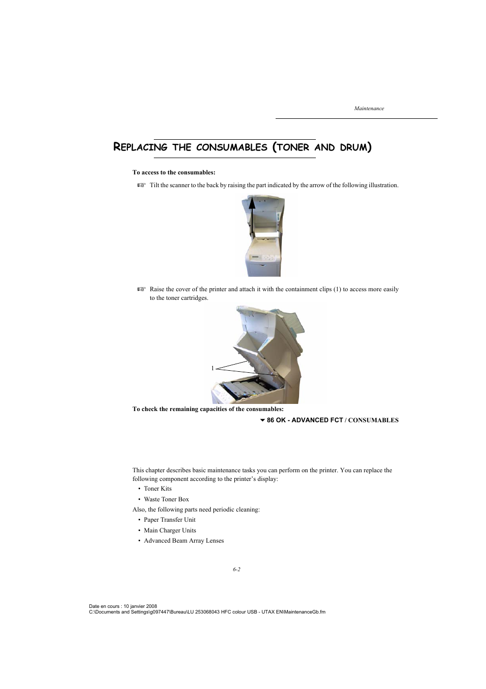Replacing the consumables (toner and drum), General information | TA Triumph-Adler CLP 4524 User Manual | Page 114 / 162