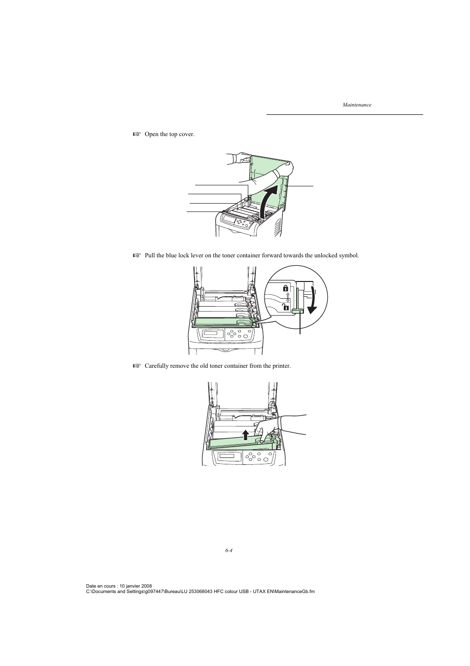 TA Triumph-Adler CLP 4524 User Manual | Page 116 / 162