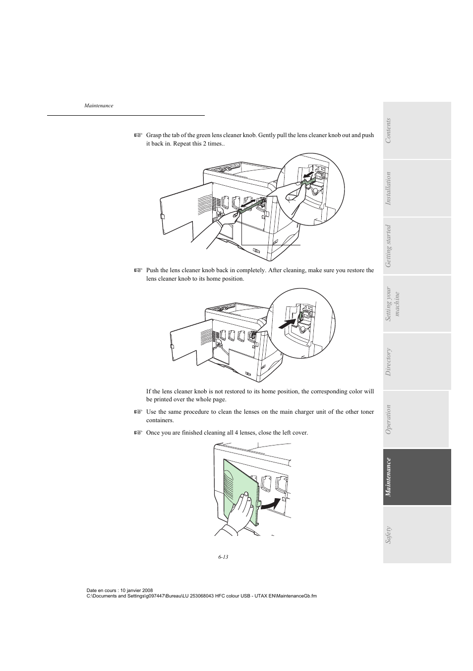 TA Triumph-Adler CLP 4524 User Manual | Page 125 / 162