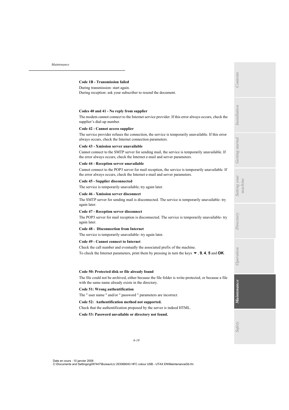 TA Triumph-Adler CLP 4524 User Manual | Page 131 / 162