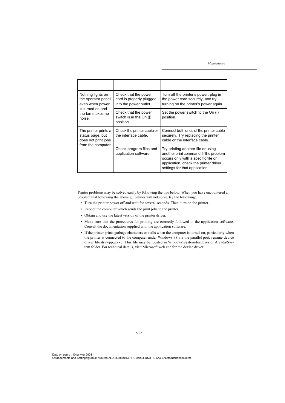 Tips | TA Triumph-Adler CLP 4524 User Manual | Page 134 / 162