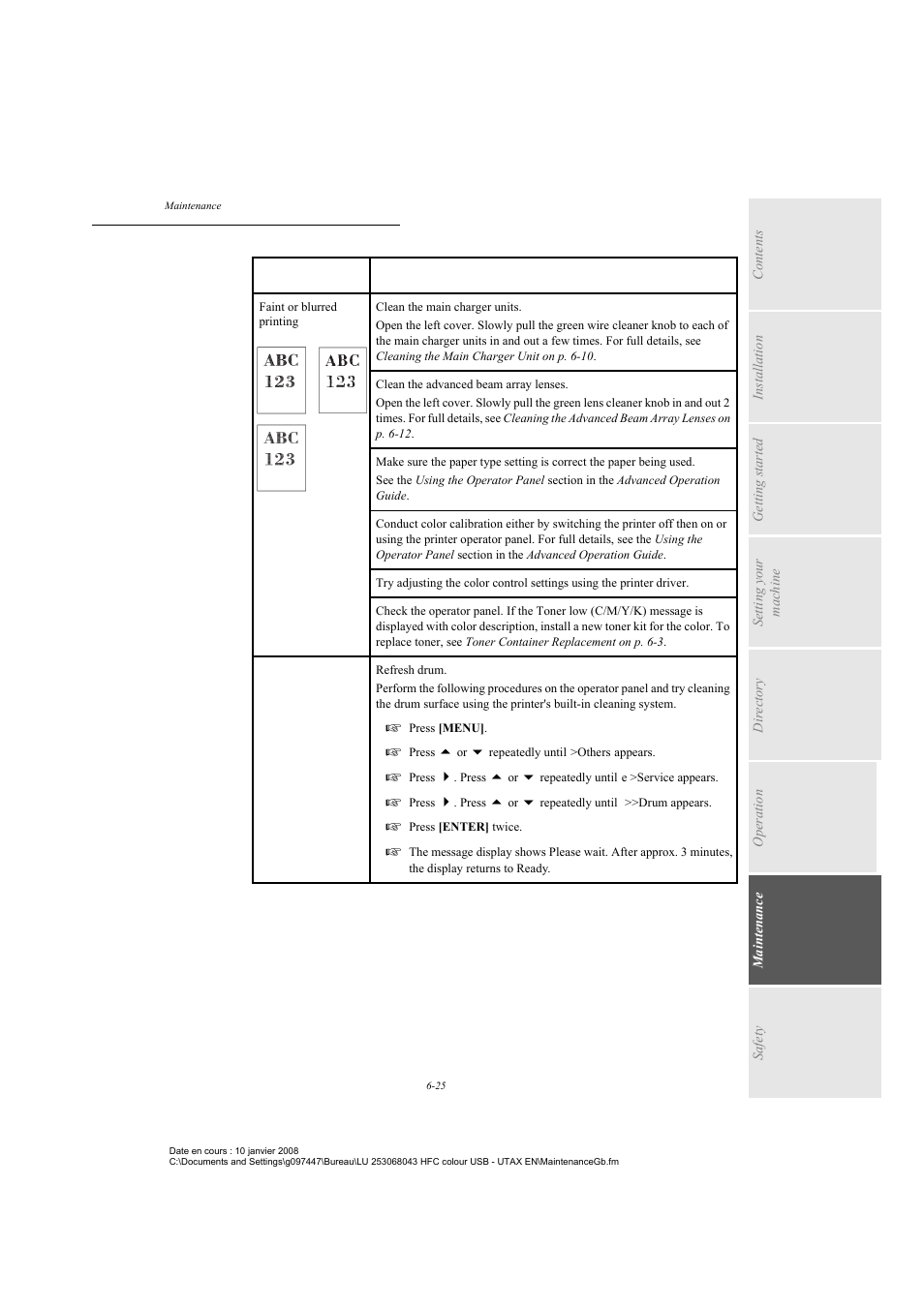 TA Triumph-Adler CLP 4524 User Manual | Page 137 / 162