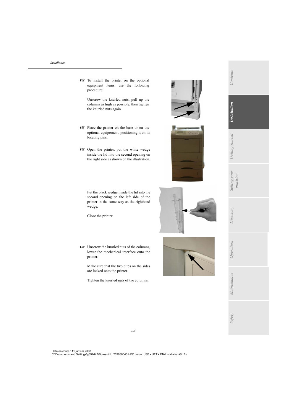 TA Triumph-Adler CLP 4524 User Manual | Page 15 / 162