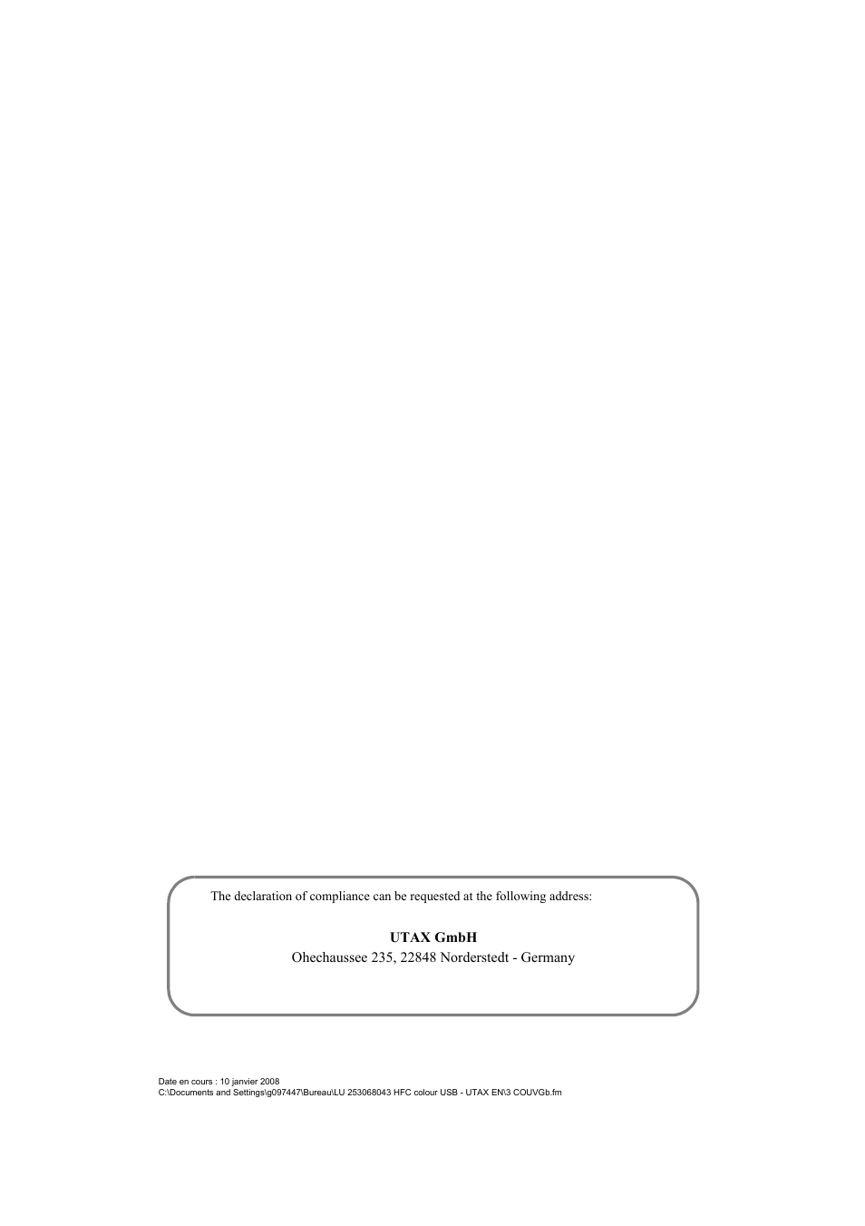 TA Triumph-Adler CLP 4524 User Manual | Page 161 / 162
