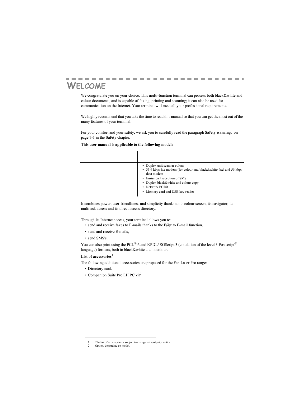 Elcome | TA Triumph-Adler CLP 4524 User Manual | Page 2 / 162