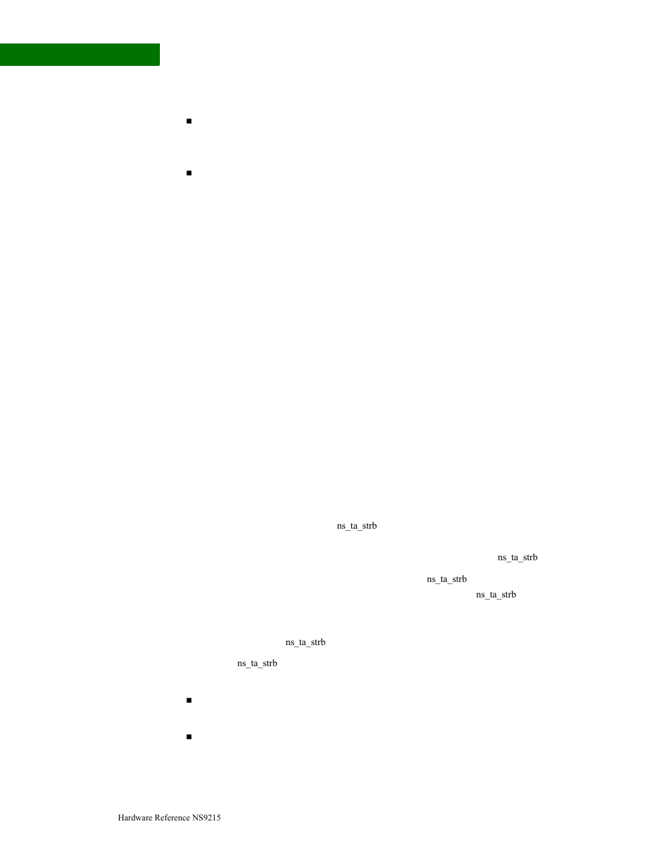Write protection extended wait transfers | Digi NS9215 User Manual | Page 208 / 517
