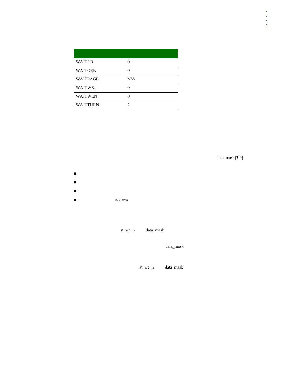 Byte lane control | Digi NS9215 User Manual | Page 221 / 517