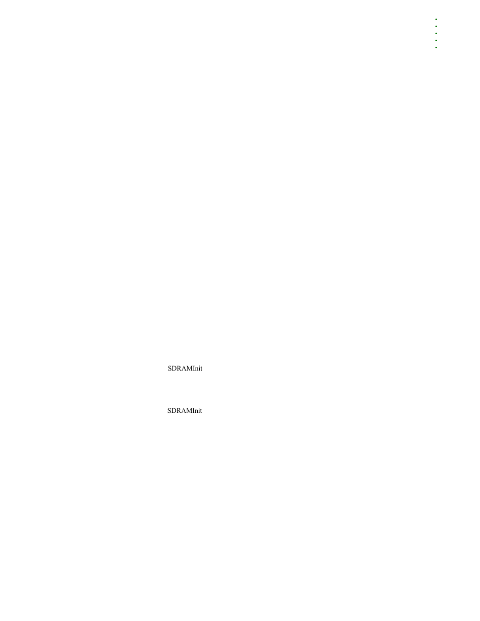 Dynamic memory controller, Sdram initialization | Digi NS9215 User Manual | Page 225 / 517