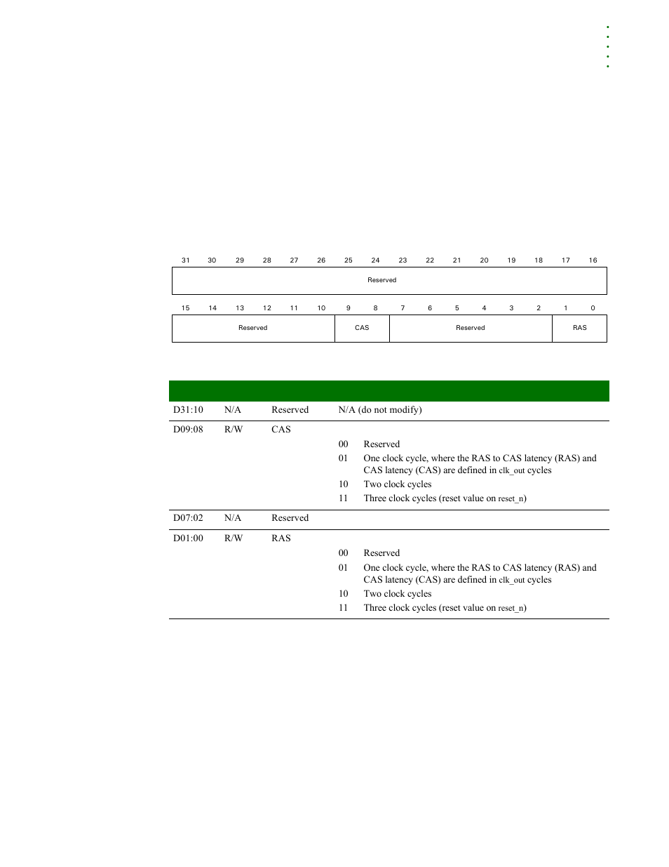 Staticmemory configuration 0-3 registers, Staticmemory configuration 0–3 registers | Digi NS9215 User Manual | Page 251 / 517
