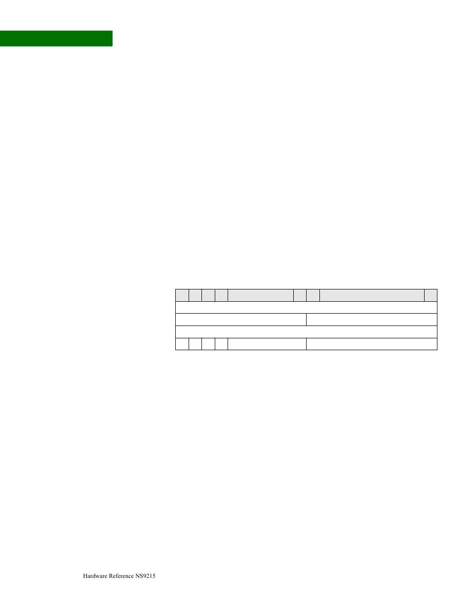 Dma buffer descriptor, Buffer length destination address [pointer | Digi NS9215 User Manual | Page 340 / 517
