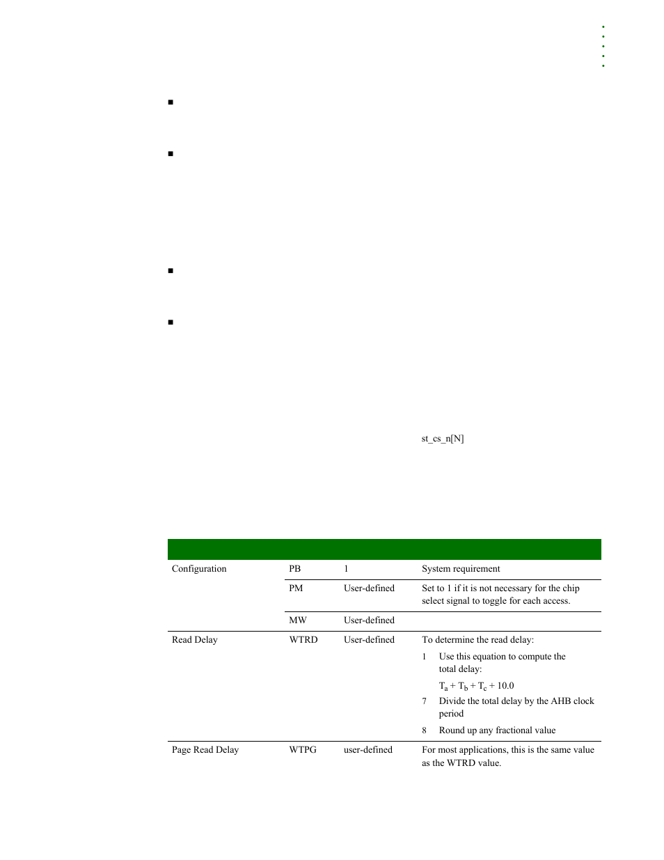 Static ram chip select configuration, Done signal special circumstances | Digi NS9215 User Manual | Page 345 / 517