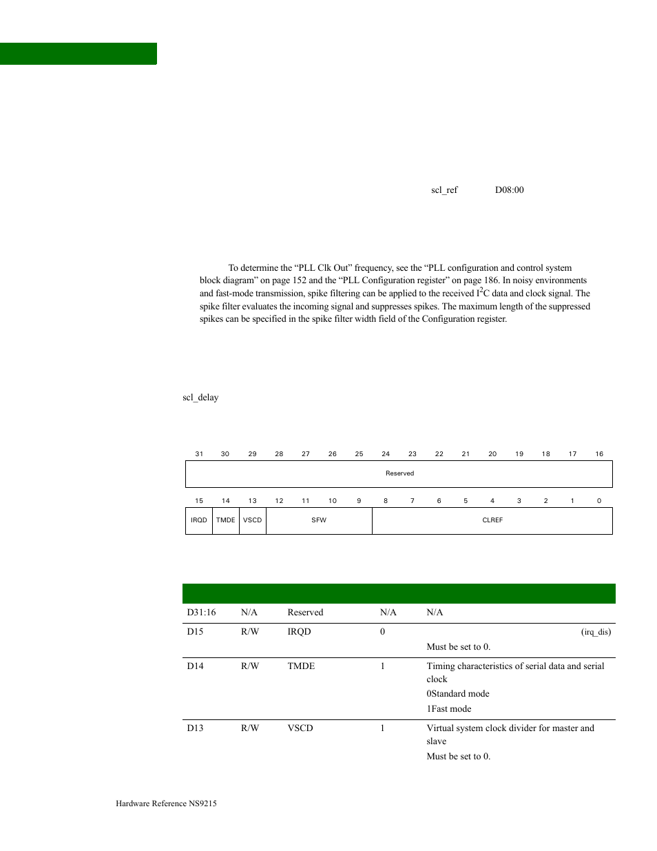 Configuration register | Digi NS9215 User Manual | Page 454 / 517