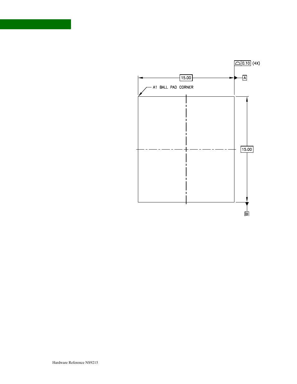 Processor dimensions | Digi NS9215 User Manual | Page 514 / 517