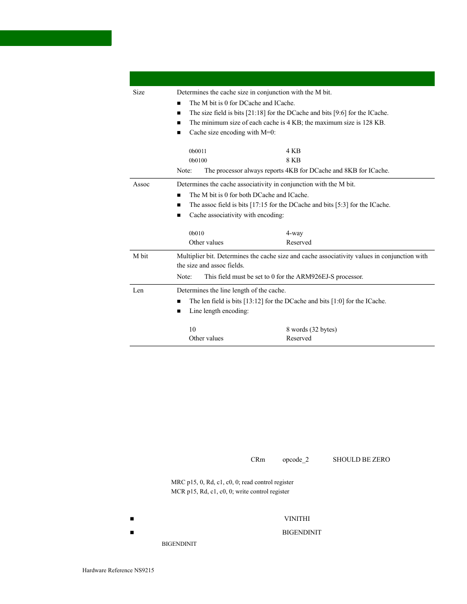 R1: control register | Digi NS9215 User Manual | Page 88 / 517