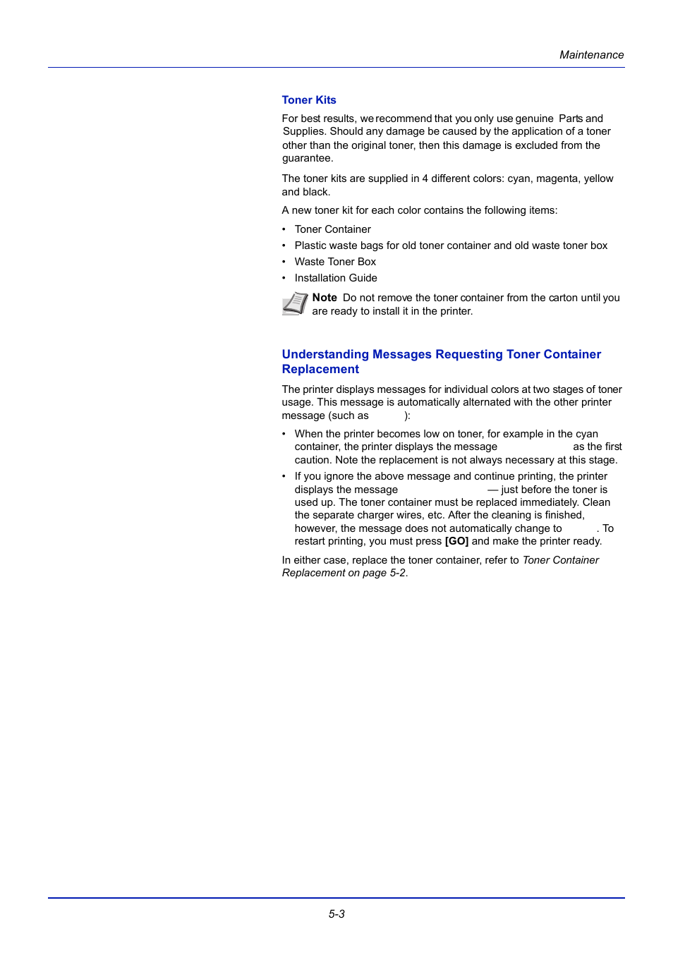 Toner kits | TA Triumph-Adler CLP 4721 User Manual | Page 152 / 197