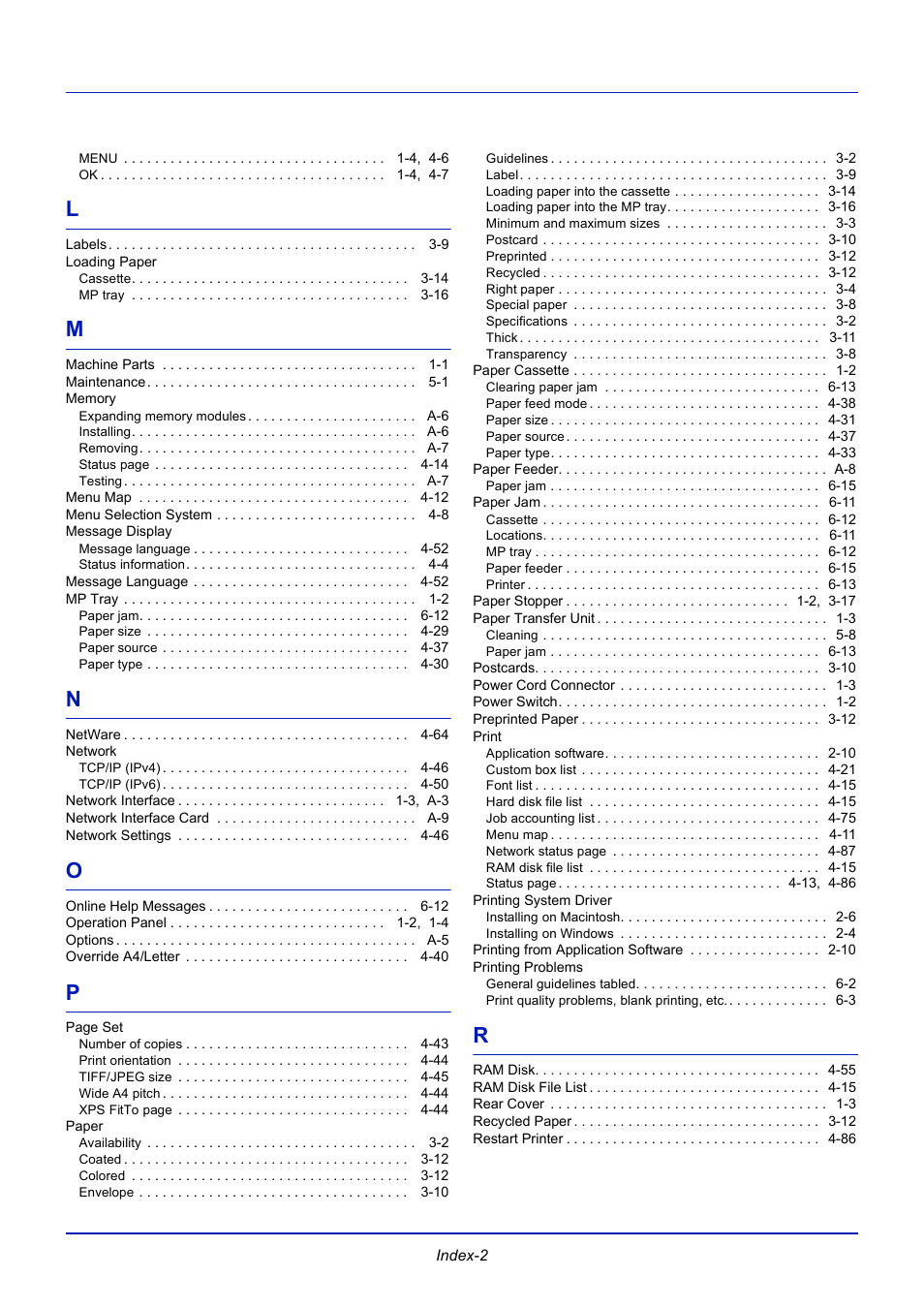 TA Triumph-Adler CLP 4721 User Manual | Page 193 / 197