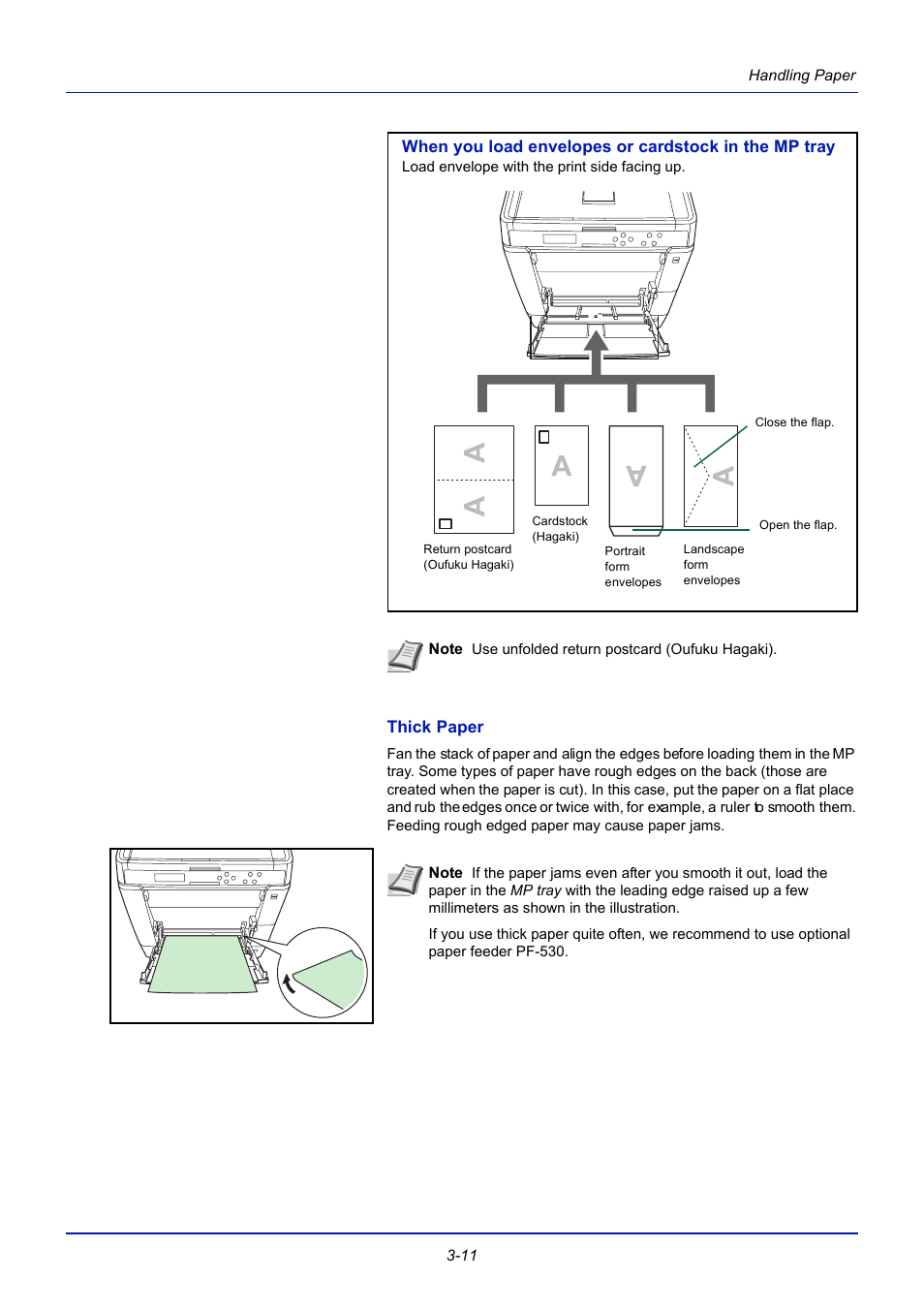 Thick paper | TA Triumph-Adler CLP 4721 User Manual | Page 52 / 197