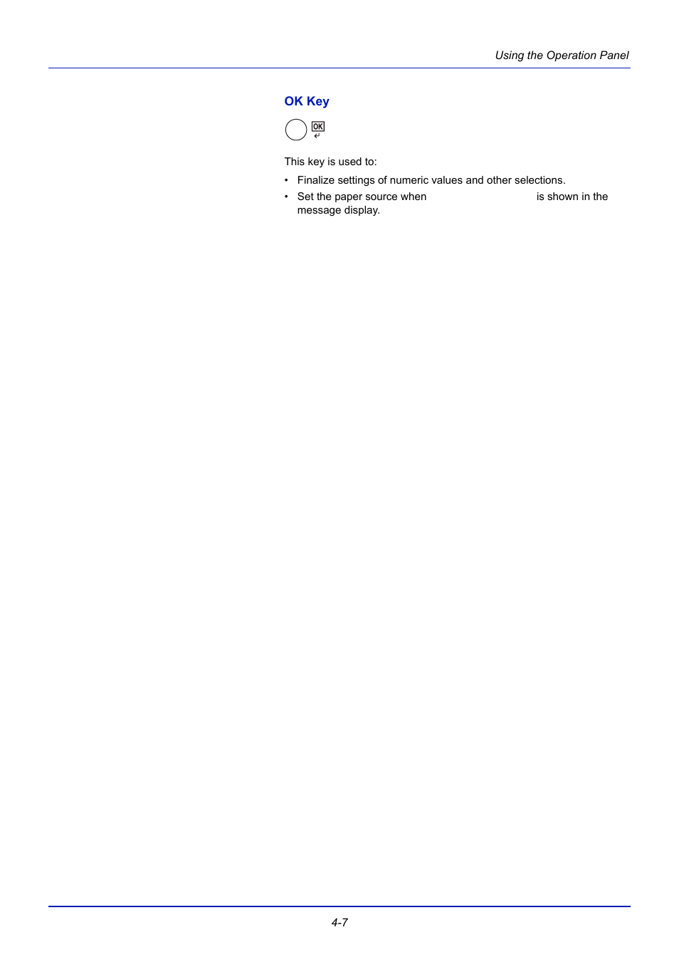Ok key | TA Triumph-Adler CLP 4721 User Manual | Page 66 / 197