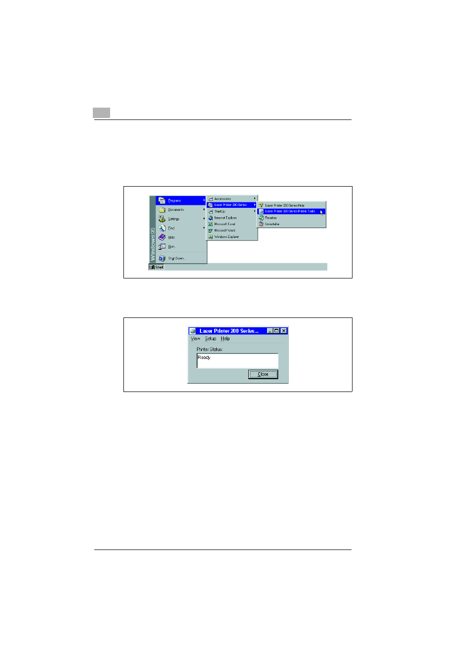 1 calling up the status monitor | TA Triumph-Adler LP 210 User Manual | Page 62 / 162